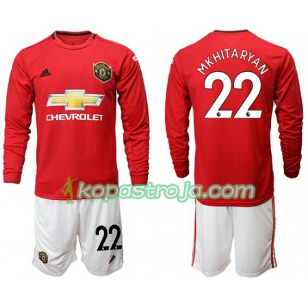 Billiga Fotbollströjor Manchester United Mkhitaryan 22 Barn Hemma tröja 2019/20 Långärmad